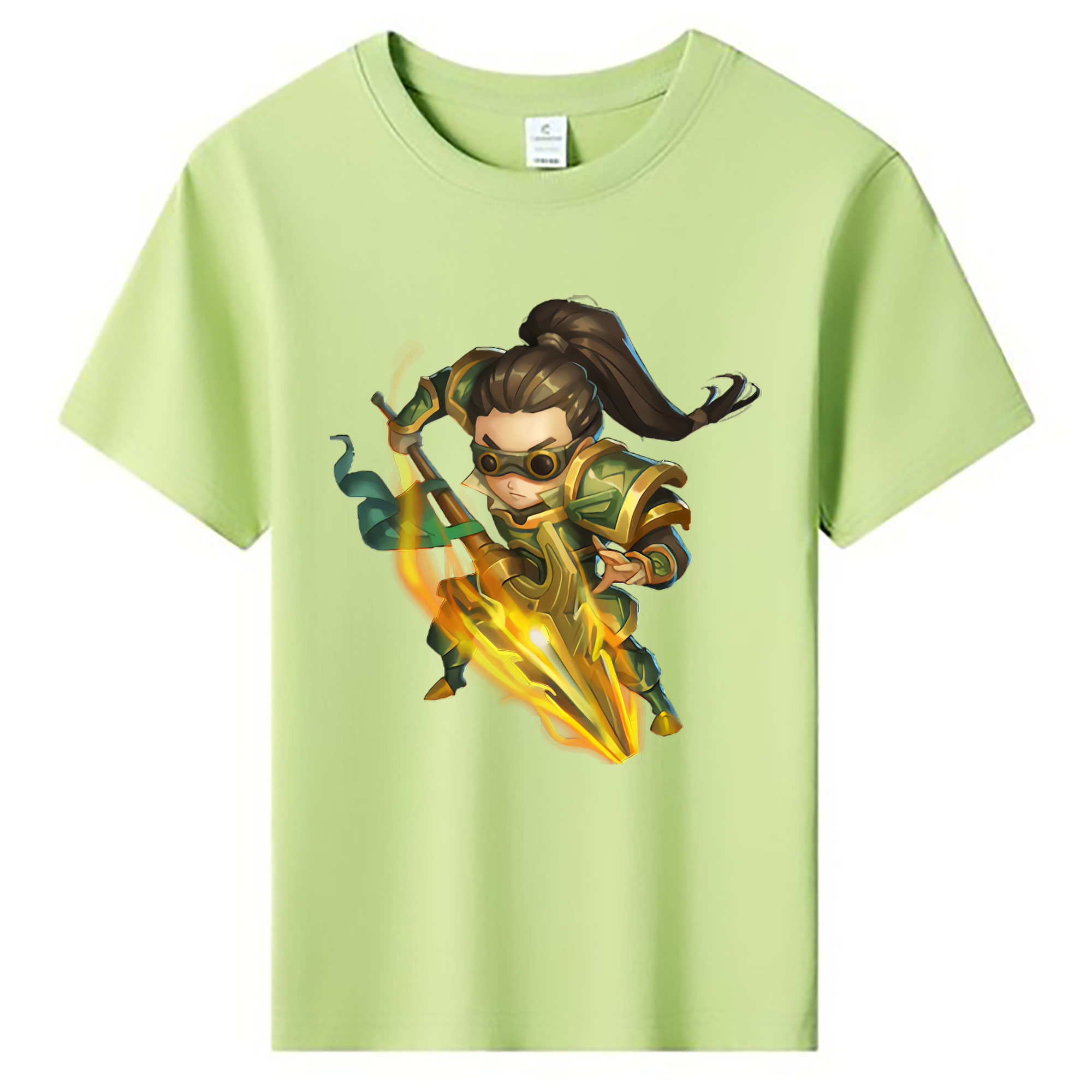 （画像用） リーグ・オブ・レジェンド League of Legends LOL 綿100％キッズTシャツ（フロントプリント）